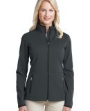 Port Authority Ladies Pique Fleece Jacket L222 in Graphite