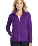 Port Authority Ladies Microfleece Jacket L223 in Amethyst purpl