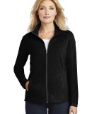 Port Authority Ladies Microfleece Jacket L223 in Black