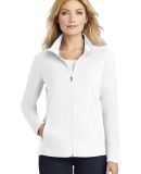 Port Authority Ladies Microfleece Jacket L223 in White