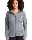 Sport Tek Ladies Tech Fleece Full Zip Hooded Jacke in Grey heather