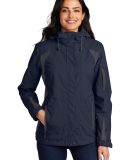 Port Authority Ladies All Season II Jacket L304 in Tru nvy/irn gy