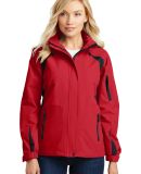 Port Authority Ladies All Season II Jacket L304 in True red/black