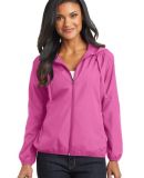 Port Authority  Ladies Hooded Essential Jacket L30 in Charity pink