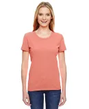 Fruit of the Loom Ladies Heavy Cotton HD153 100 Co Retro Heather Coral