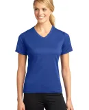 Sport Tek Dri Mesh Ladies V Neck T Shirt L468V Royal