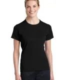 Sport Tek Ladies Dry Zone153 Raglan Accent T Shirt Black