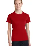 Sport Tek Ladies Dry Zone153 Raglan Accent T Shirt True Red