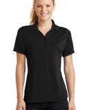 Sport Tek Ladies Dry Zone153 Raglan Accent Polo L4 in Black