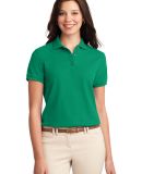 Port Authority L500 Ladies Silk Touch Polo  in Kelly green