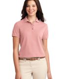 Port Authority L500 Ladies Silk Touch Polo  in Light pink