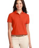 Port Authority L500 Ladies Silk Touch Polo  in Orange
