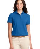 Port Authority L500 Ladies Silk Touch Polo  in Strong blue