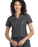 Port Authority Ladies Vertical Pique Polo L512 in Shadow grey