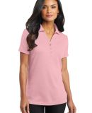 Port Authority Ladies Silk Touch153 Interlock Polo in Light pink