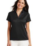 Port Authority Ladies Performance Fine Jacquard Po in Black