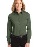 Port Authority Ladies Long Sleeve Easy Care Shirt  in Clover green