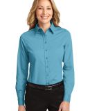 Port Authority Ladies Long Sleeve Easy Care Shirt  in Maui blue