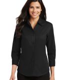 Port Authority Ladies 34 Sleeve Easy Care Shirt L6 in Black