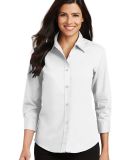 Port Authority Ladies 34 Sleeve Easy Care Shirt L6 in White