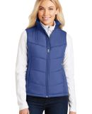 Port Authority Ladies Puffy Vest L709 in Medit blue