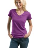 Port Authority Ladies Concept V Neck Tee LM1002 in Grape juice