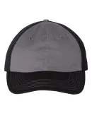 Valucap VC300 Adult Washed Dad Hat Charcoal/ Black