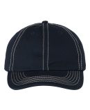 Valucap VC300 Adult Washed Dad Hat in Navy/ stone stitch