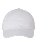 Valucap VC300 Adult Washed Dad Hat in White