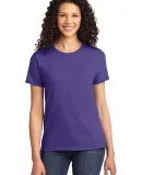 Port & Company Ladies Essential T Shirt LPC61 in Purple