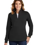 Sport Tek Ladies 14 Zip Sweatshirt LST253 in Black