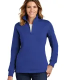 Sport Tek Ladies 14 Zip Sweatshirt LST253 in True royal