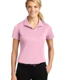 Sport Tek Ladies Micropique Sport Wick Polo LST650 in Light pink