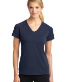 Sport Tek Ladies Ultimate Performance V Neck LST70 in True navy