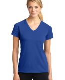 Sport Tek Ladies Ultimate Performance V Neck LST70 in True royal