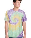 Port & Company Essential Tie Dye Tee PC147 in Mintrnbw