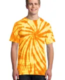 Port  Company Essential Tie Dye Tee PC147 Gold