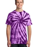 Port  Company Essential Tie Dye Tee PC147 Purple