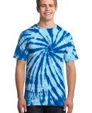 Port  Company Essential Tie Dye Tee PC147 Royal