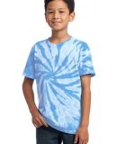 Port & Company Youth Essential Tie Dye Tee PC147Y in Light blue