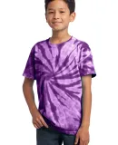 Port & Company Youth Essential Tie Dye Tee PC147Y Purple