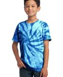 Port & Company Youth Essential Tie Dye Tee PC147Y in Royal
