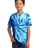 Port & Company Youth Essential Tie Dye Tee PC147Y Royal