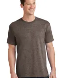 Port & Company PC54 5.4 oz 100 Cotton T Shirt  Hthr Dk Ch Brn