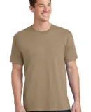 Port & Company PC54 5.4 oz 100 Cotton T Shirt  Sand