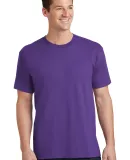 Port & Company PC54 5.4 oz 100 Cotton T Shirt  Team Purple