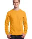 Port  Company Long Sleeve 54 oz 100 Cotton T Shirt Gold