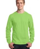 Port  Company Long Sleeve 54 oz 100 Cotton T Shirt Lime