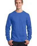Port  Company Long Sleeve 54 oz 100 Cotton T Shirt Royal