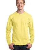 Port  Company Long Sleeve 54 oz 100 Cotton T Shirt Yellow
